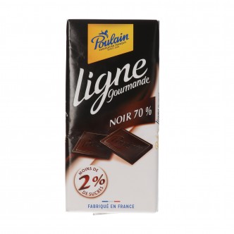 Poulain Chocolat Light Noir 100g 70