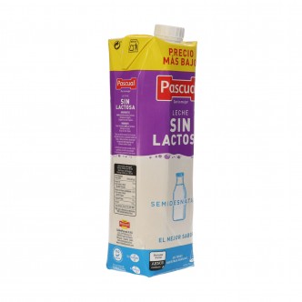 Leche Pascual - Clásica Leche Semidesnatada - 1 L : : Alimentación  y bebidas