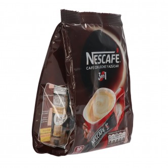 3 en 1 goût café au lait sucré - Nescafé - 18 g