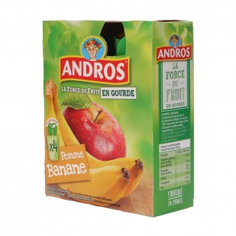 Gourdes compote pomme banane ANDROS