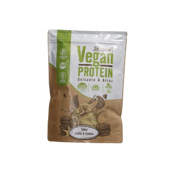 NUTRISPORT VEGAN PROTEIN VAINILLA 468G