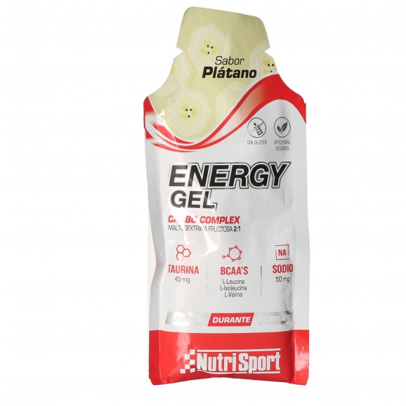 NUTRISPORT ENERGY GEL PLATANO 35G